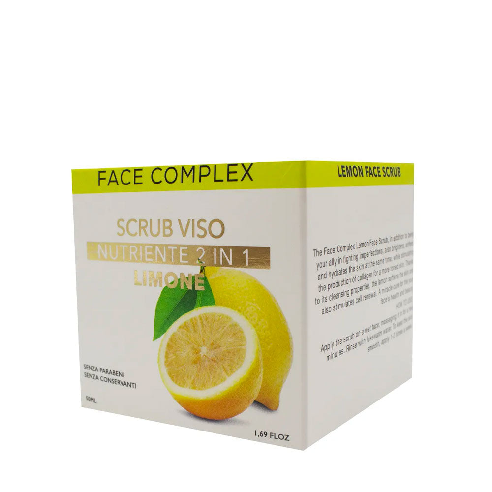 FACE COMPLEX - SCRUB VISO E LABBRA NATURAL LIMONE 30g