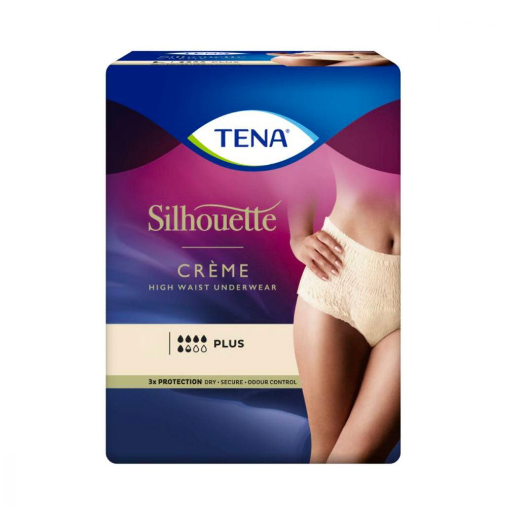 TENA - SILHOUETTE CREME PLUS - MUTANDINE ASSORBENTI FEMMINILI L - 8 PZ