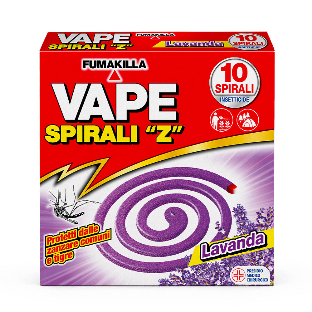FUMAKILLA - VAPE SPIRALI "Z" INSETTICIDE - 10PZ