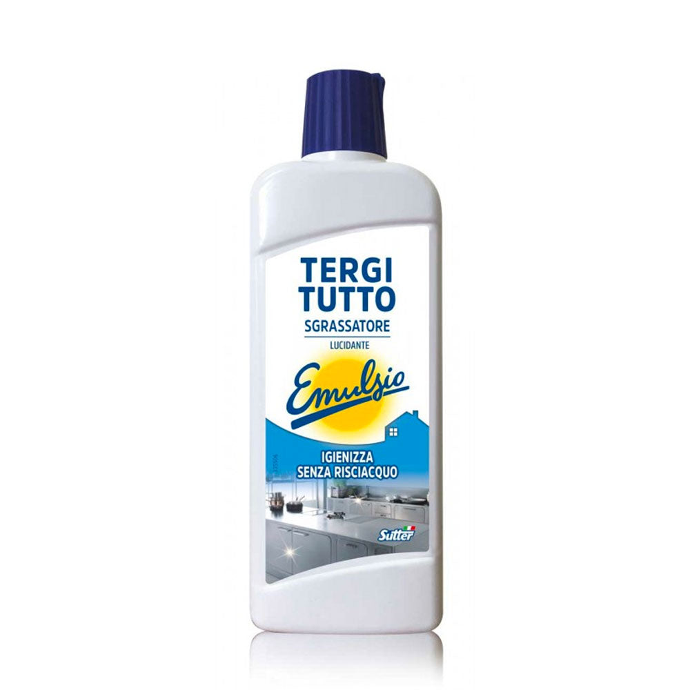 EMULSIO - TERGI TUTTO SGRASSATORE UNIVERSALE LIQUIDO IGIENIZZANTE 375ml