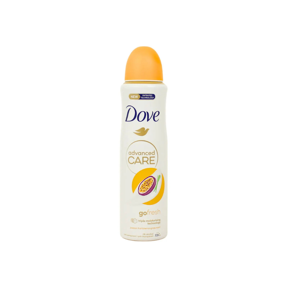 DOVE DEODORANTE SPRAY GO FRESH PASSION FRUIT ADVANCED CARE 150 ML
