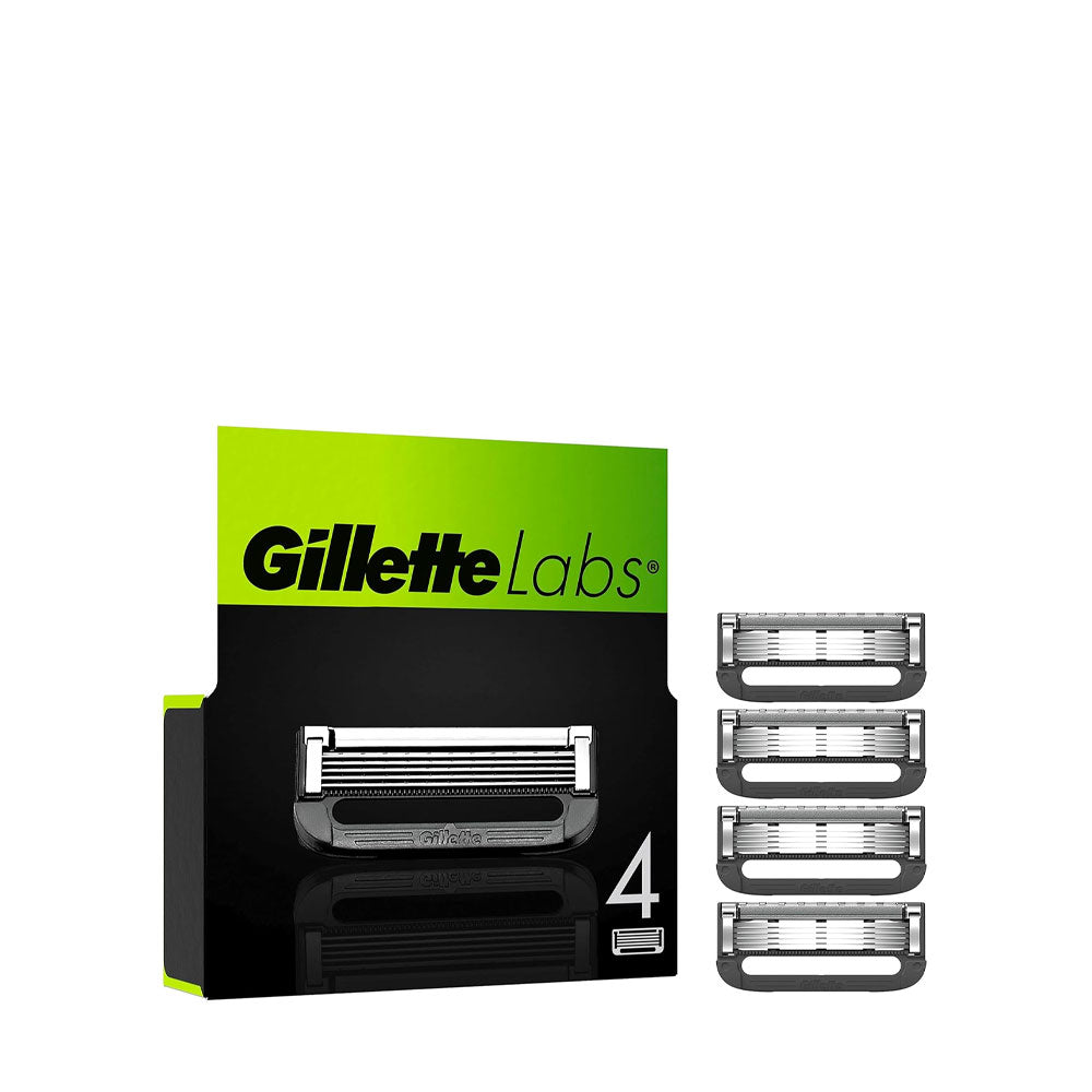 GILLETTE - LABS LAMETTE DA BARBA PER RASOIO UOMO RICAMBI 5 LAME - 4PZ