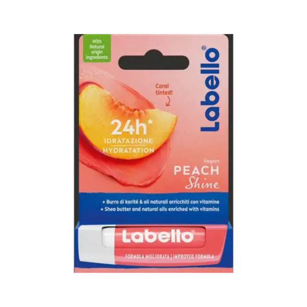 LABELLO - BURROCACAO PEACH SHINE 24H IDRATAZIONE 5,5 ML