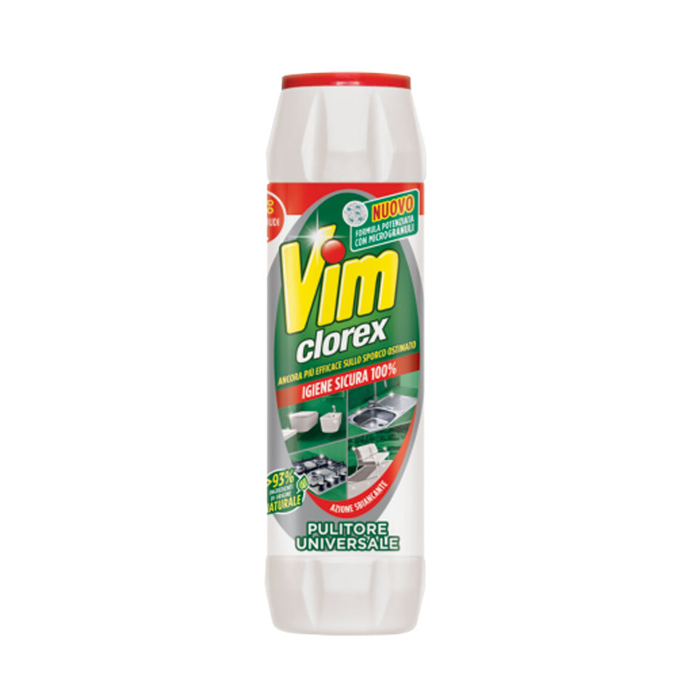 VIM CLOREX DETERGENTE DISINFETTANTE - FORMULA POTENZIATA - IGIENE PROFONDA - 750G