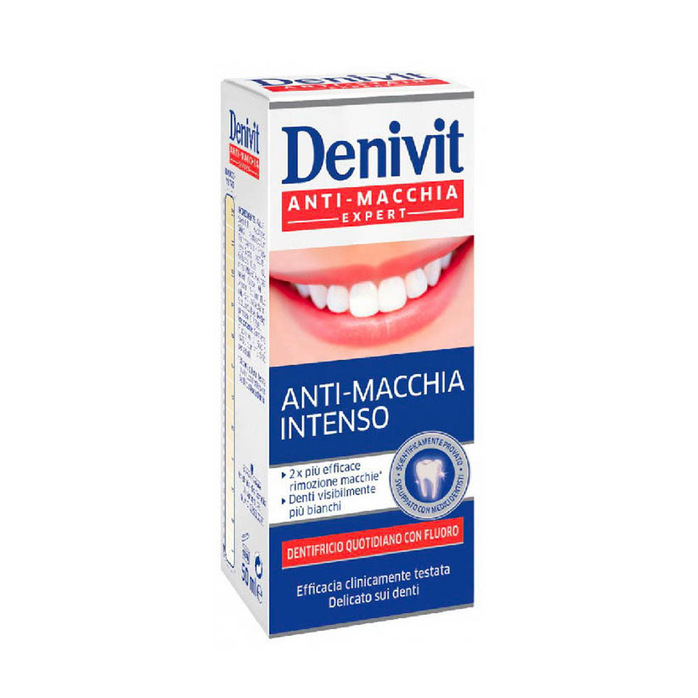 DENIVIT - SBIANCANTE EXPERT DENTIFRICIO ADULTI ANTI-MACCHIA INTENSO 50ml
