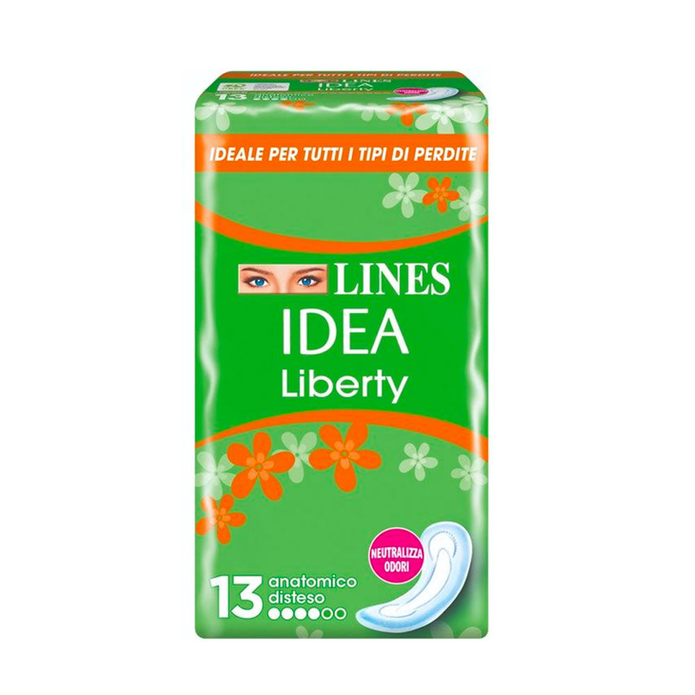 LINES - IDEA LIBERTY ASSORBENTI ANATOMICO - 13PZ