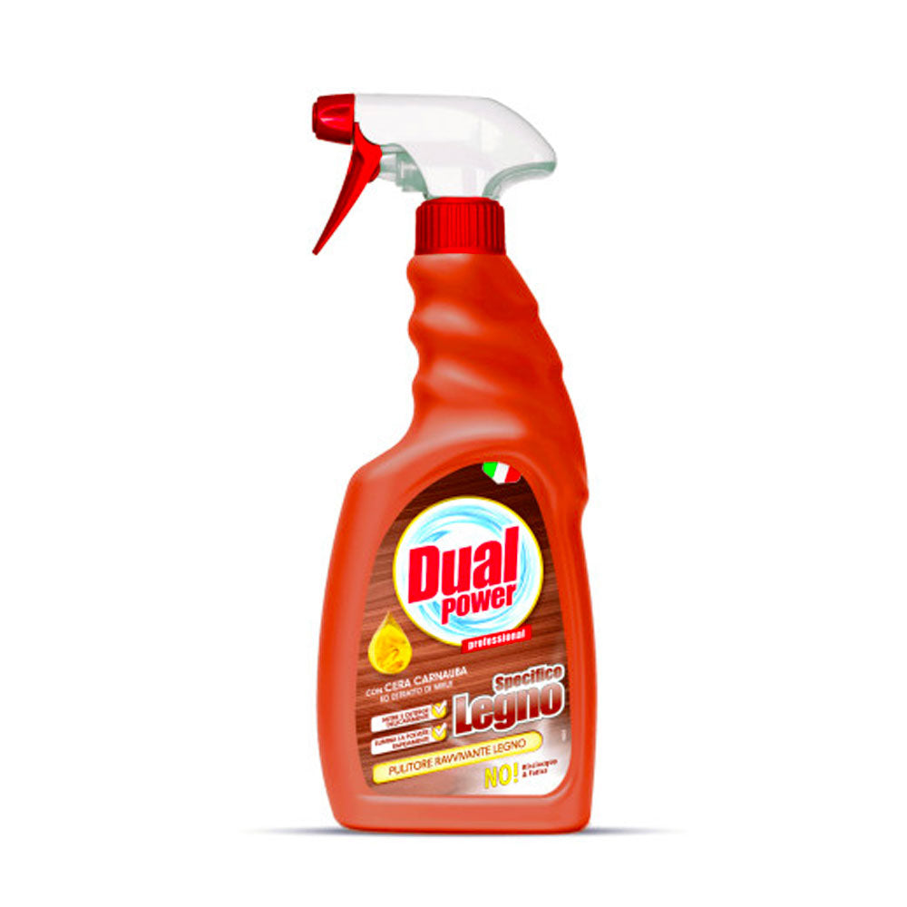 DUAL POWER - PROFESSIONAL DETERGENTE SPRAY SPECIFICO LEGNO 500ml