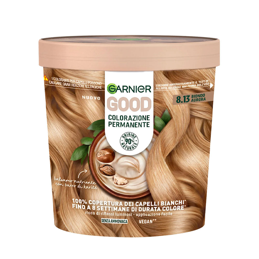 GARNIER - GOOD COLORAZIONE PERMANENTE CAPELLI - 8.13 BIONDO AURORA