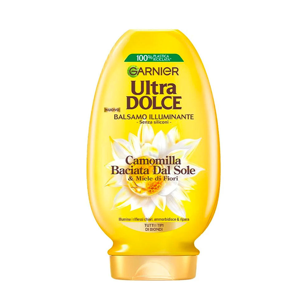 GARNIER - ULTRA DOLCE BALSAMO ILLUMINANTE CAMOMILLA BACIATA DAL SOLE E MIELE I FIORI - 250ML
