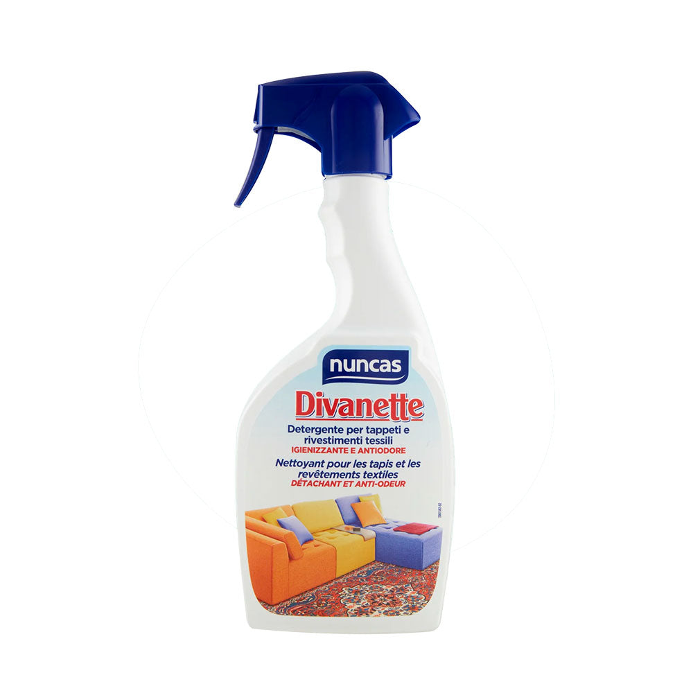 NUNCAS - DIVANETTE DETERGENTE TAPPETI E RIVESTIMENTI TESSILI - 500ML