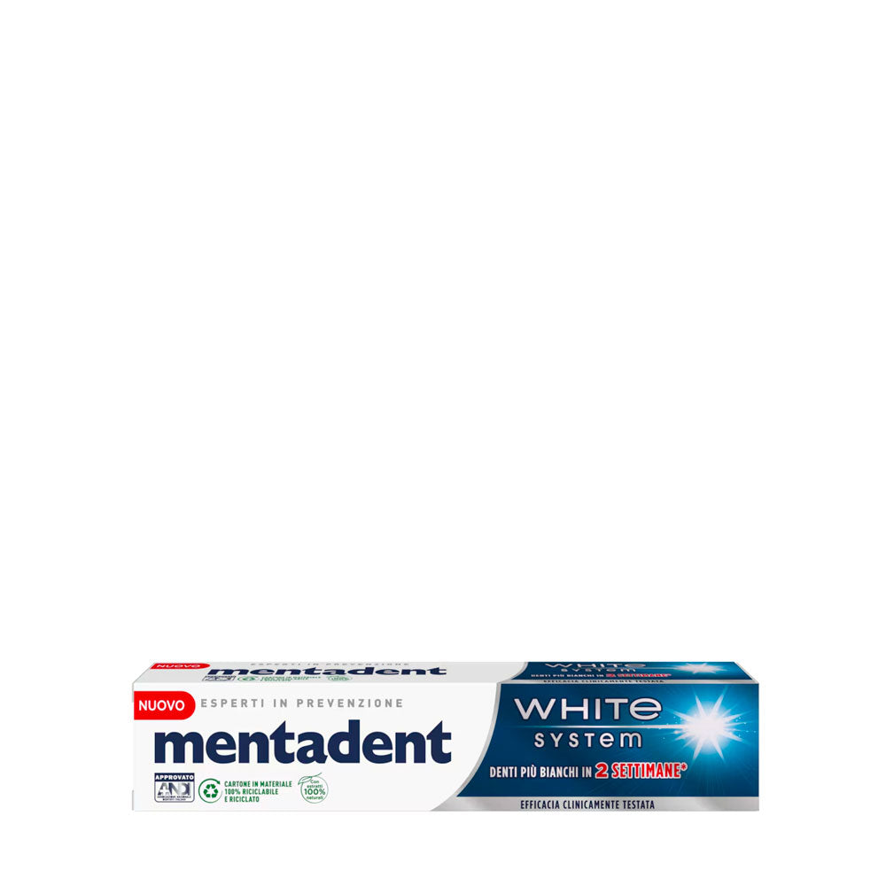 MENTADENT - WHITE SYSTEM DENTIFRICIO - 100ML