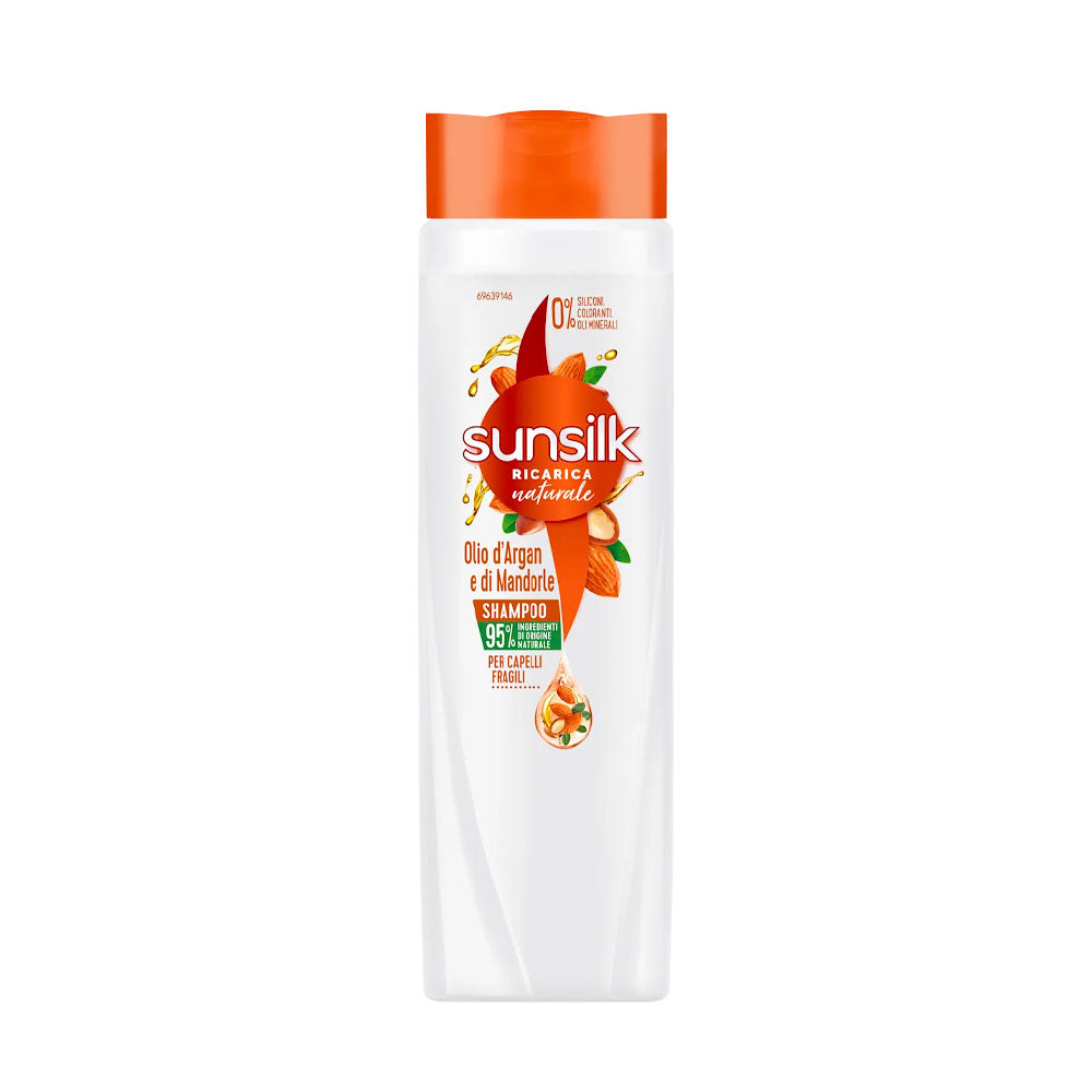 SUNSILK - SHAMPOO OLIO D'ARGAN E DI MANDORLE - 250ML