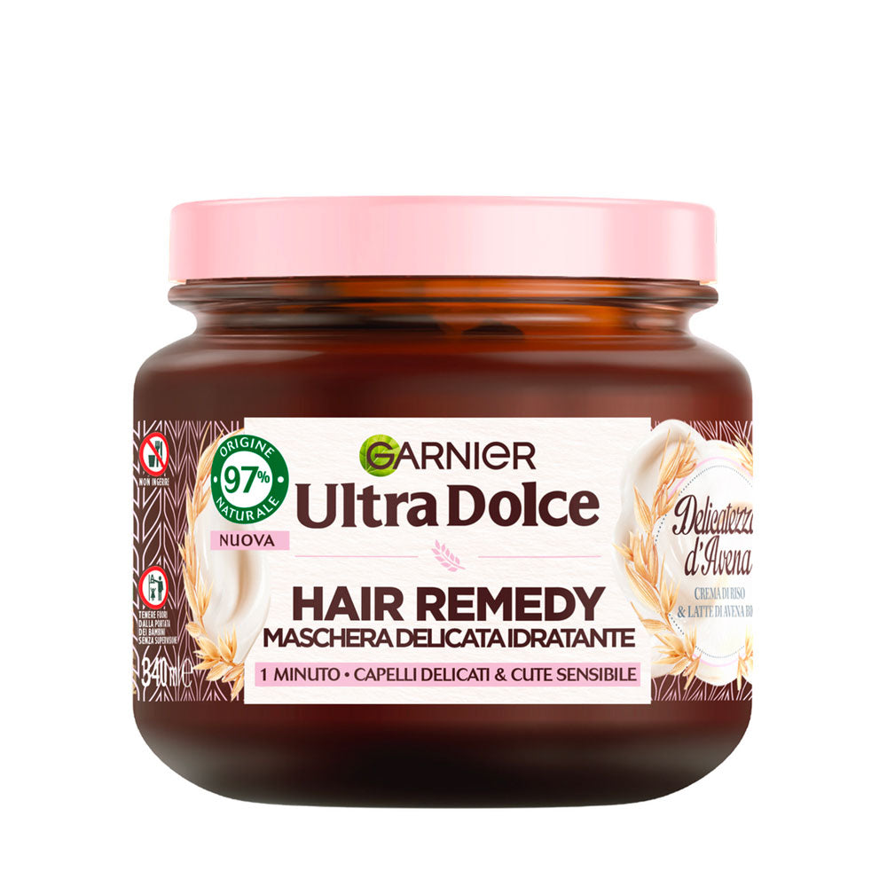GARNIER - ULTRA DOLCE HAIR REMEDY MASCHERA DELICATA IDRATANTE DELICATEZZA D'AVENA - 340ML
