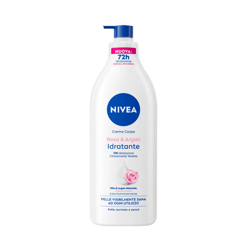 NIVEA - CREMA CORPO ROSA & ARGAN IDRATANTE - 500ML