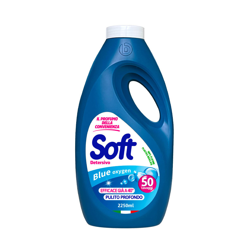 SOFT - DETERSIVO LIQUIDO LAVATRICE BLUE OXYGEN - 50 LAVAGGI