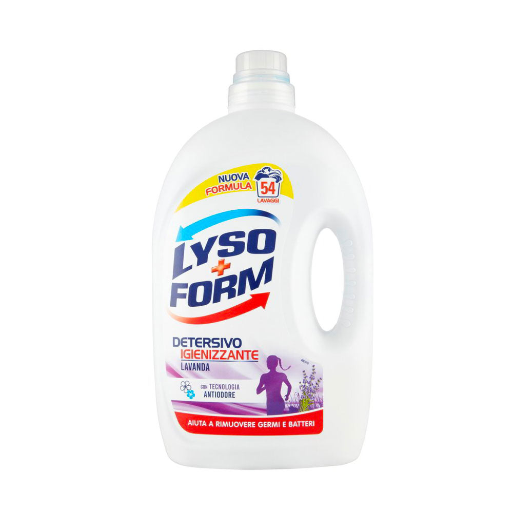 LYSOFORM - DETERSIVO LIQUIDO LAVATRICE IGIENIZZANTE LAVANDA - 54 LAVAGGI