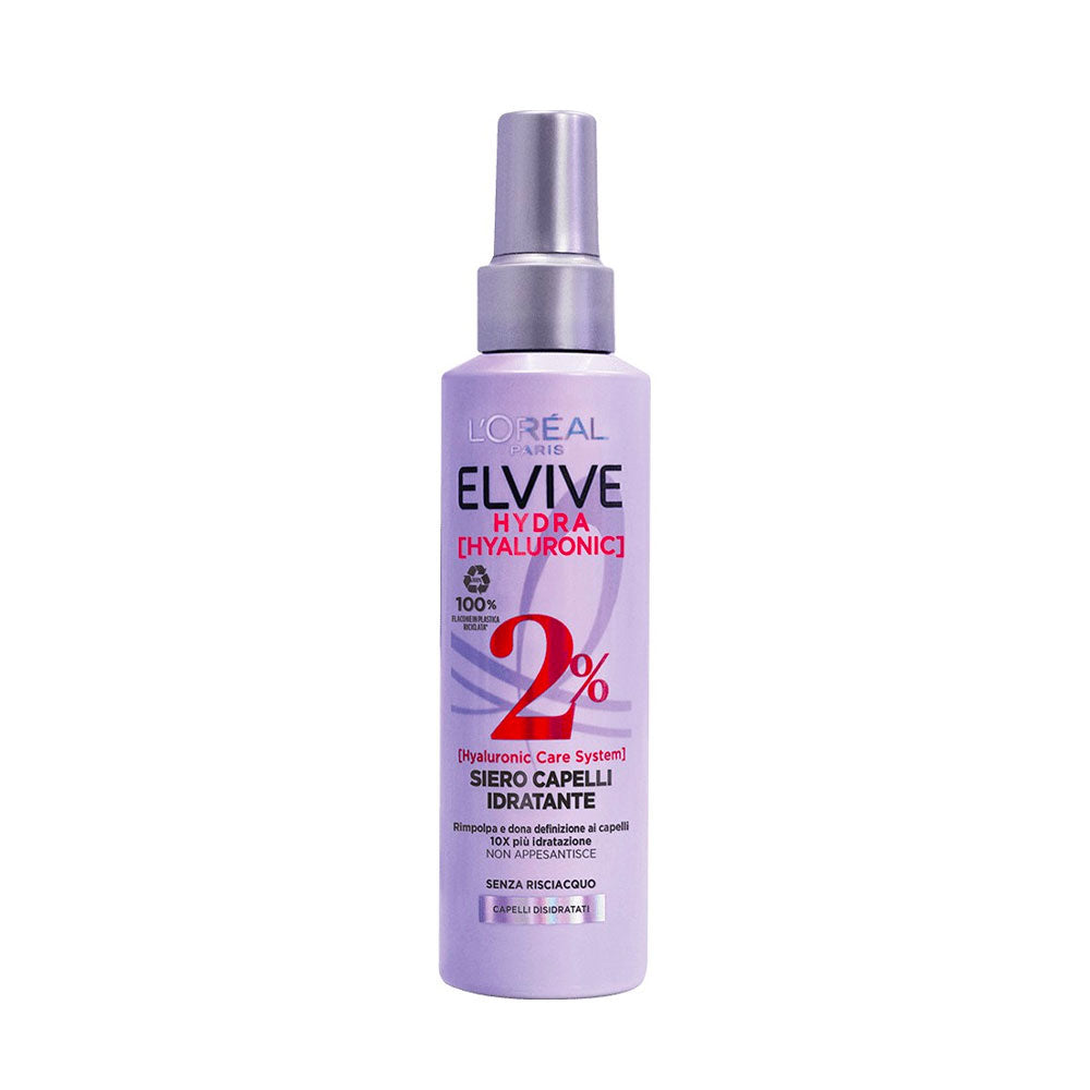 L'OREAL PARIS - ELVIVE HYDRA HYALURONC 2% SIERO PER CAPELLI IDRATANTE SENZA RISCIAQUO - 150ML