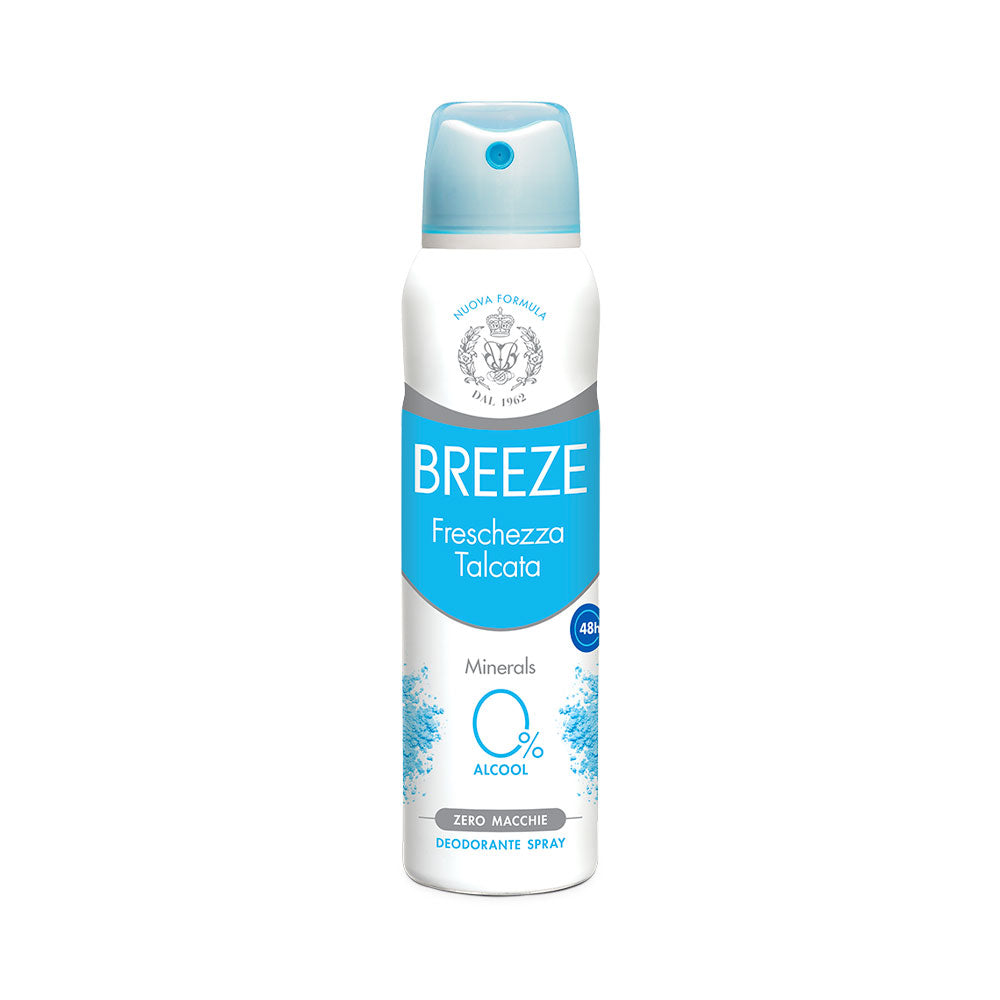 BREEZE - DEODORANTE SPRAY 48H FRESCHEZZA TALCATA 150ml