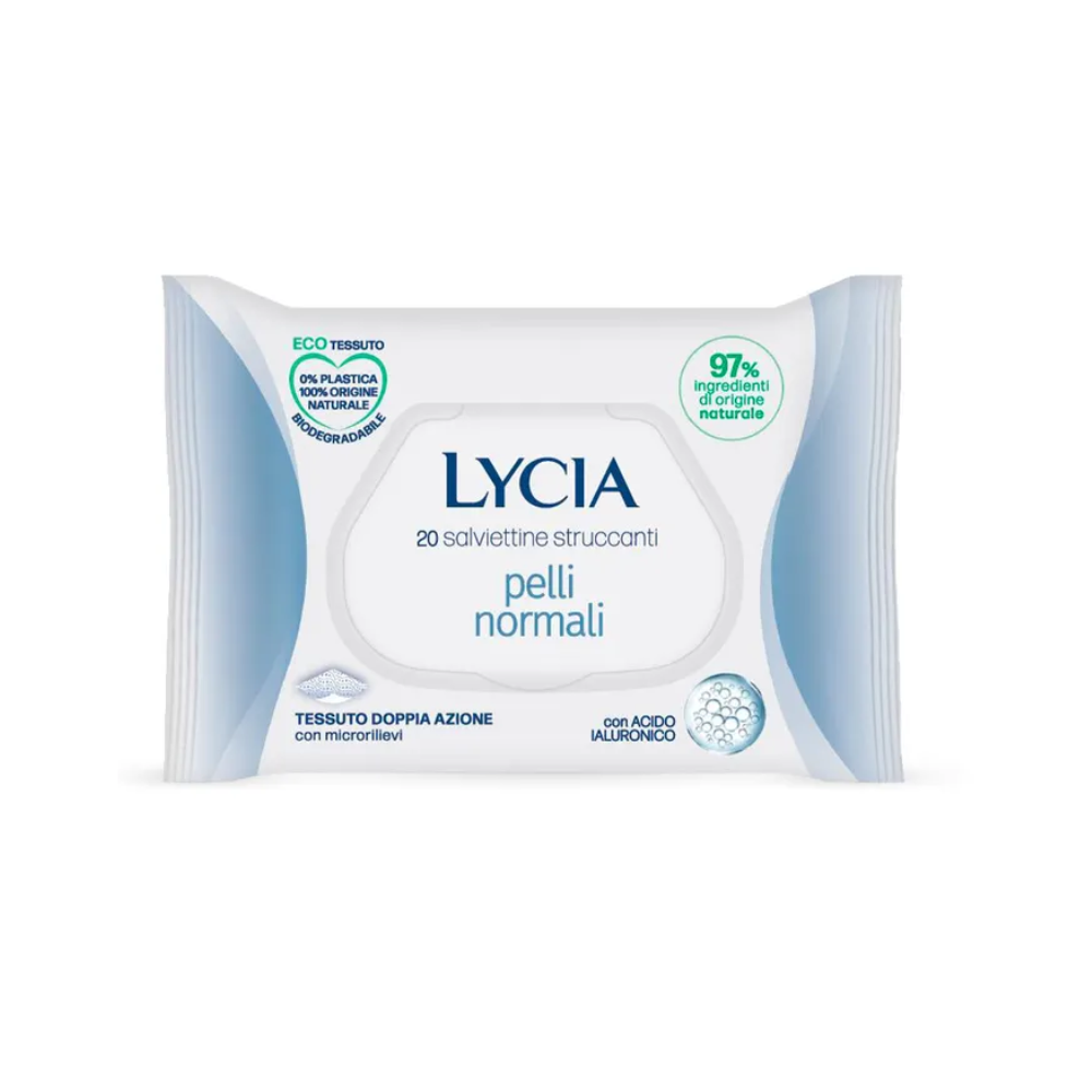LYCIA - SALVIETTINE STRUCCANTI PELLI NORMALI 20pz