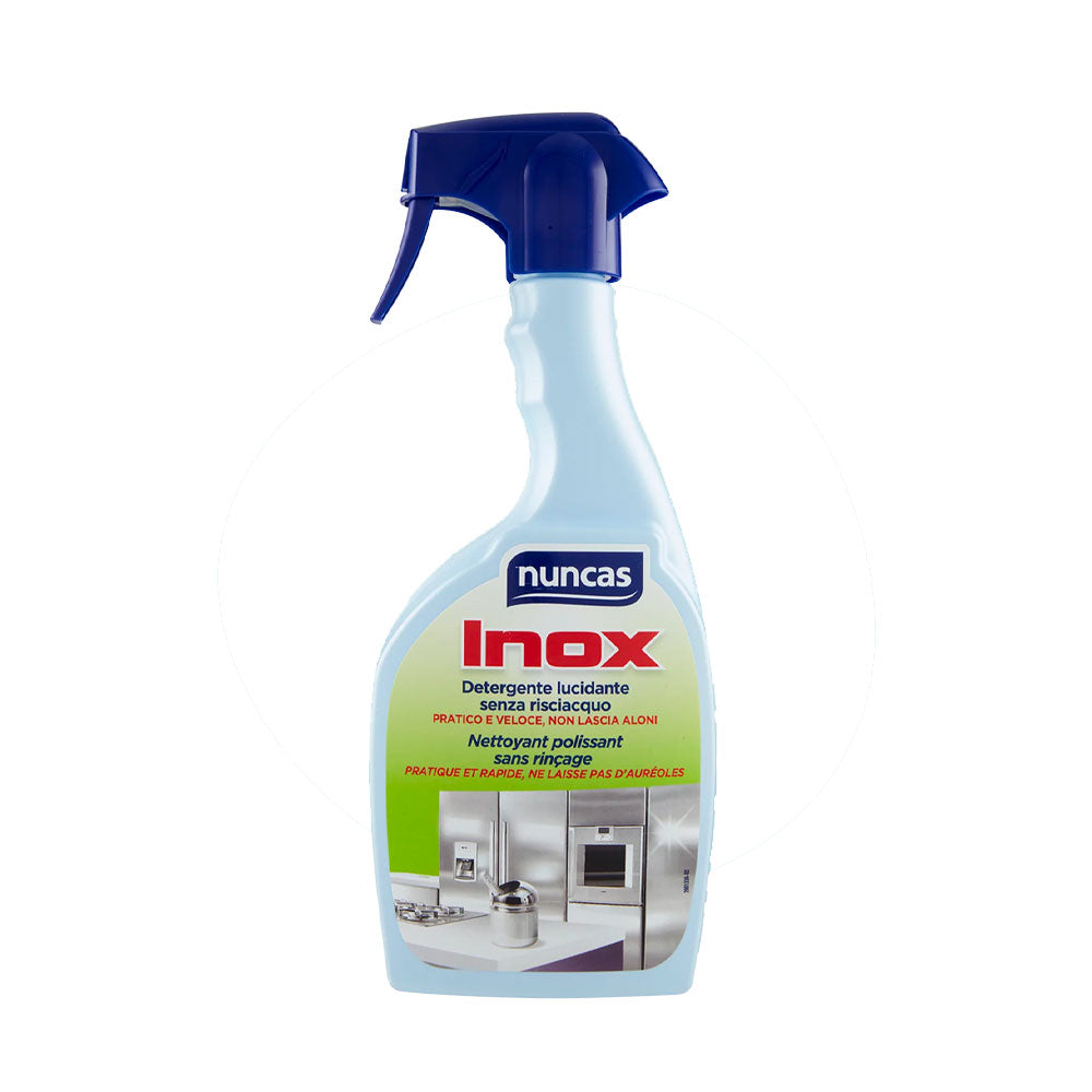 NUNCAS - INOX SPRAY DETERGENTE E LUCIDANTE - 500ML