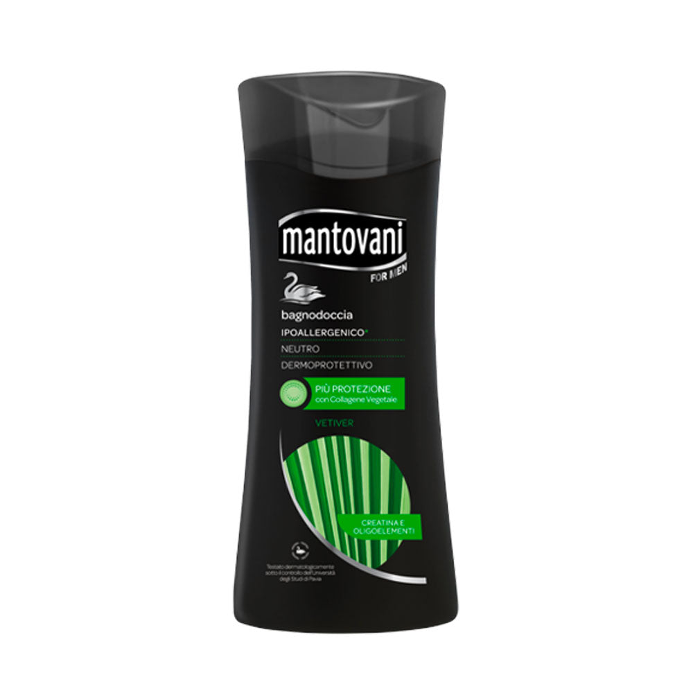 MANTOVANI - BAGNODOCCIA IPOALLERGENICO VETIVER NOIR - 400ML