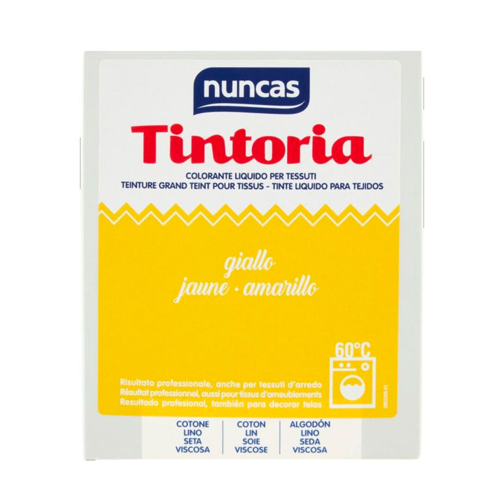 NUNCAS - TINTORIA GIALLO - COLORE VIVACE - TRATTAMENTO TESSUTI
