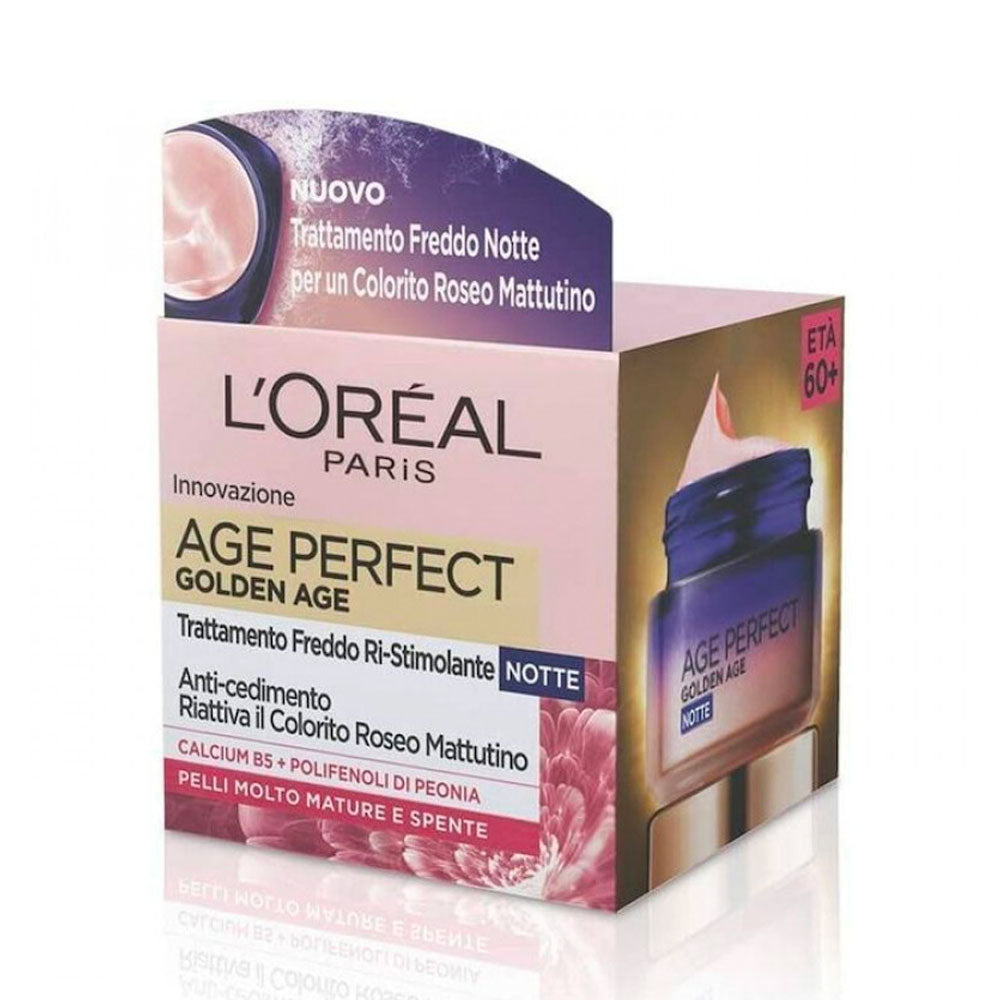 L’ORÉAL PARIS - AGE PERFECT GOLDEN AGE CREMA NOTTE TRATTAMENTO FREDDO RI-STIMOLANTE - 50ML