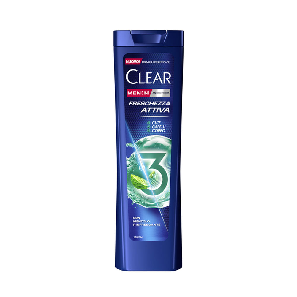 CLEAR MEN SHAMPOO ANTIFORFORA FRESCHEZZA ATTIVA 225ml