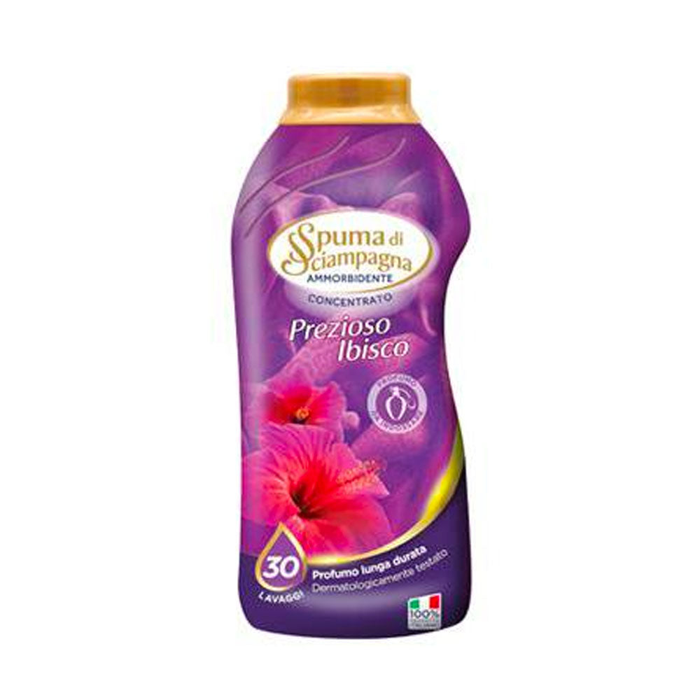SPUMA DI SCIAMPAGNA - AMMORBIDENTE CONCENTRATO PREZIOSO IBISCO - 30 LAVAGGI