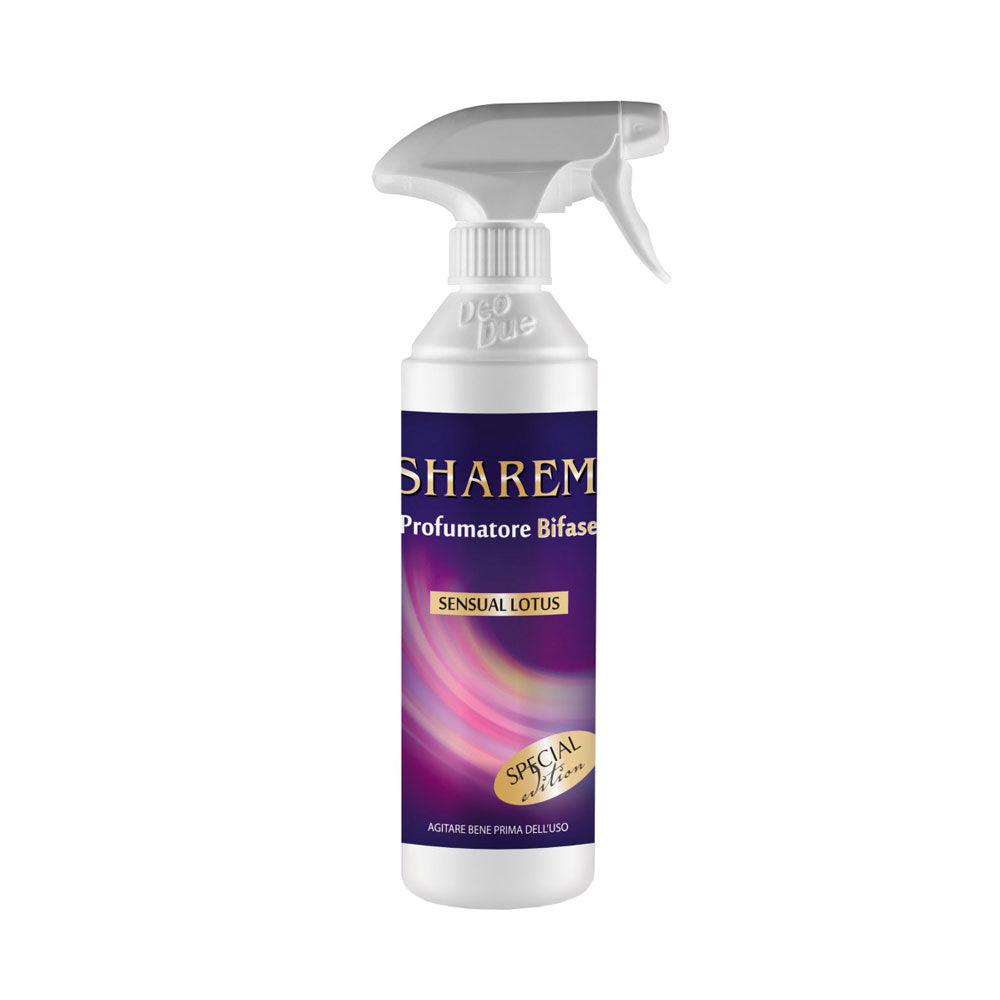 DEO DUE - SHAREM PROFUMATORE AMBIENTI BIFASE SPRAY SENSUAL LOTUS 500ml