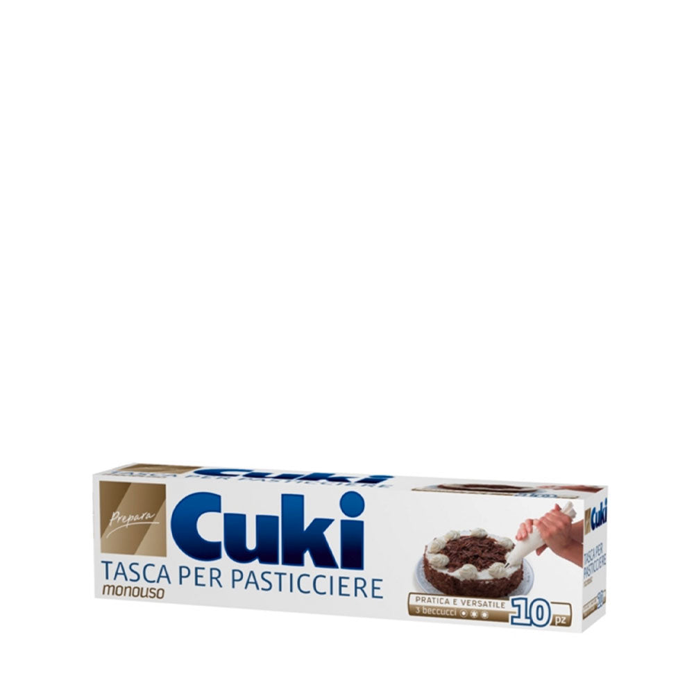 CUKI - PREPARA TASCA PER PASTICCIERE MONOUSO + 3 BECCUCCI 10pz