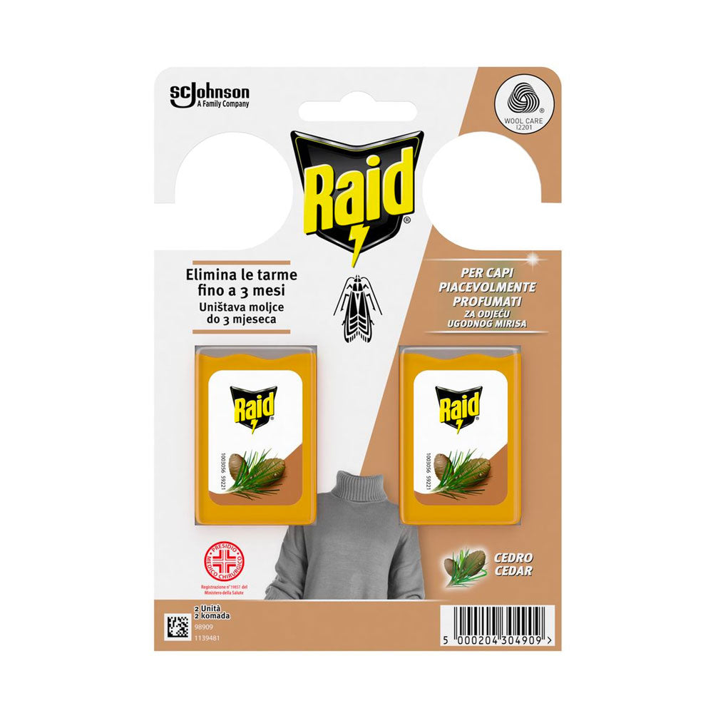 RAID - TARME GEL AL CEDRO - 2PZ