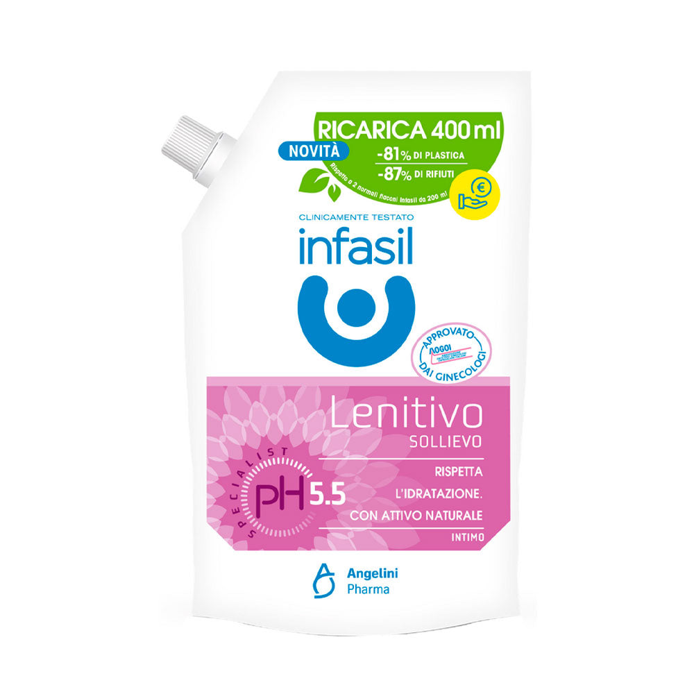 INFASIL - SAPONE INTIMO LENITIVO SOLLIEVO ECO-RICARICA - 400ML