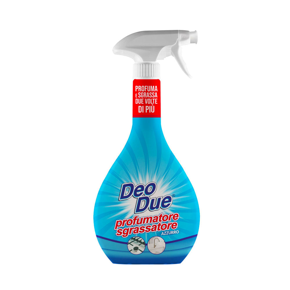 DEO DUE - PROFUMATORE SGRASSATORE SPRAY AZZURRO 600ml