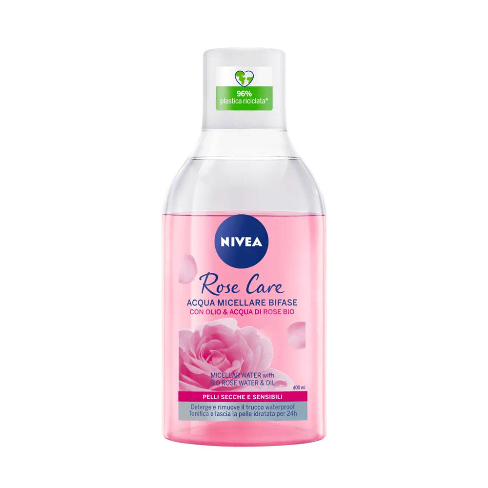 NIVEA - ACQUA MICELLARE BIFASE ROSE CARE - 400ML