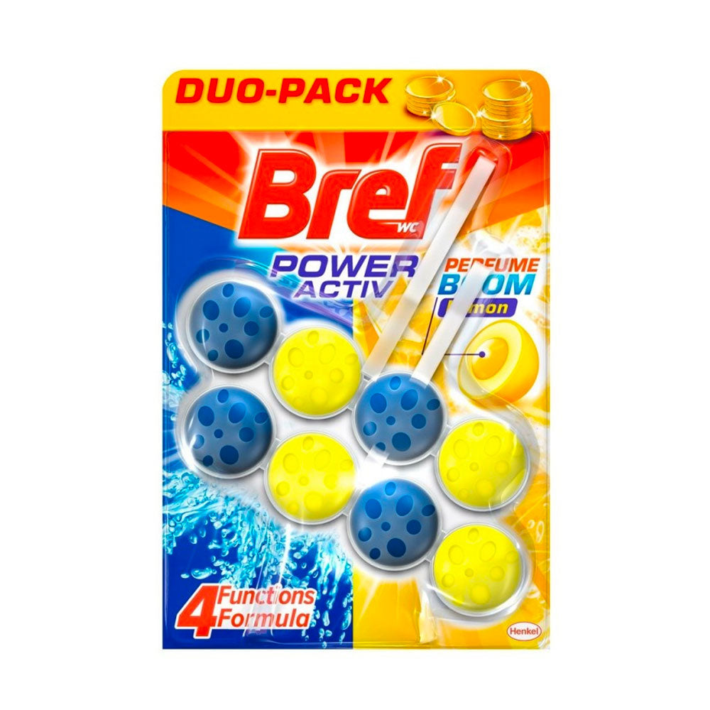 BREF POWER ACTIVE TAVOLETTE WC - LEMON 2pz