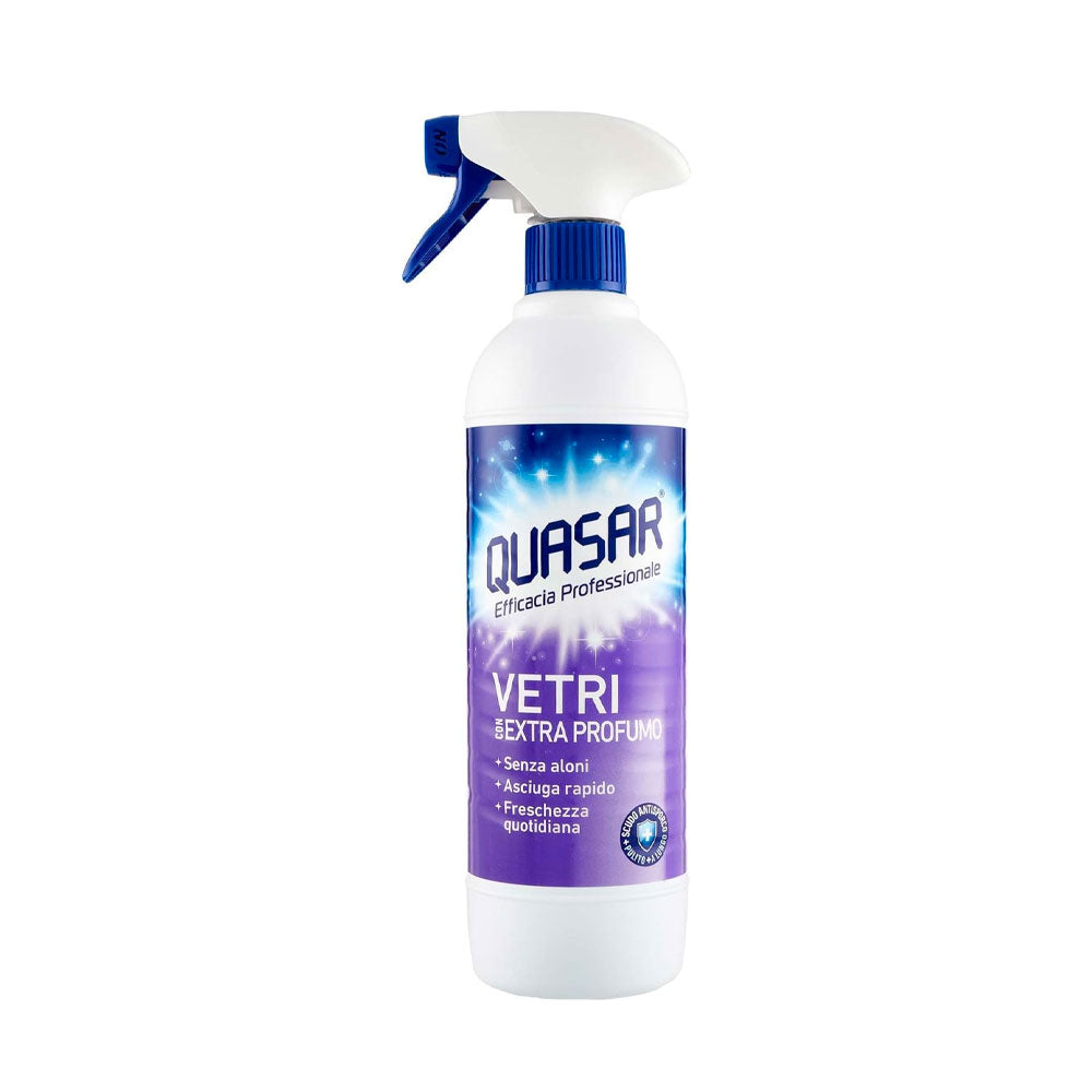 QUASAR DETERGENTE SPRAY PER VETRI EXTRA PROFUMATO - 580ML
