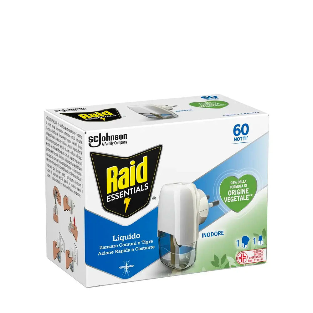 RAID - ESSENTIAL LIQUIDO + BASE 60 NOTTI