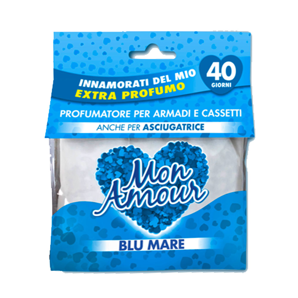 MON AMOUR - PROFUMATORE PER ARMADI CASSETTI ASCIUGATRICE BLU MARE