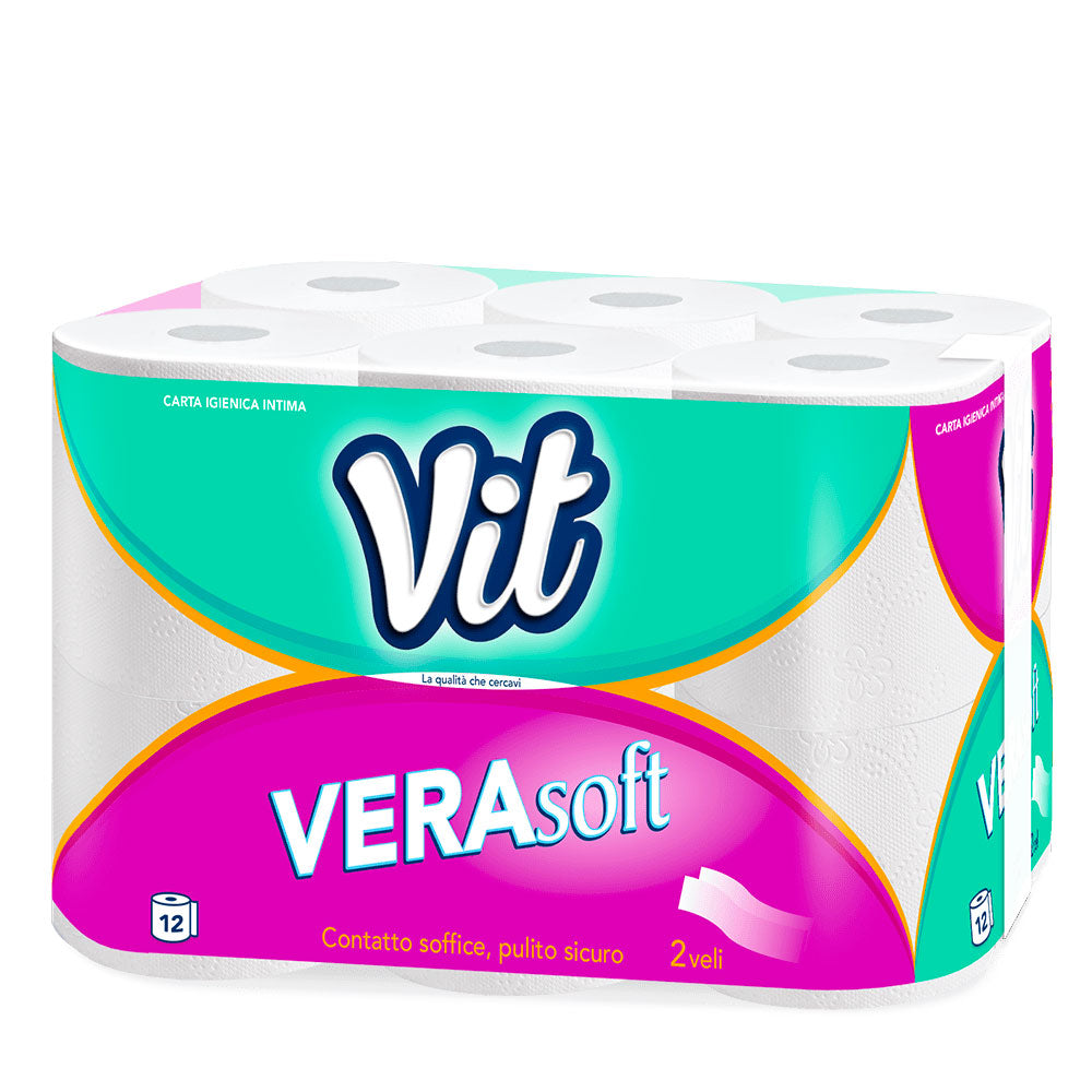 VIT - VERA SOFT CARTA IGIENICA  - 12 ROTOLI