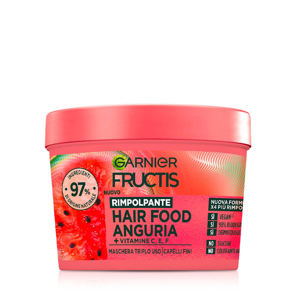 GARNIER - FRUCTIS HAIR FOOD ANGURIA MASCHERA RIMPOLPANTE – 390ML
