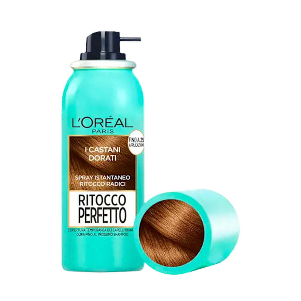 L’ORÉAL PARIS RITOCCO PERFETTO SPRAY ISTANTANEO RADICI I CASTANI DORATI 75 ML