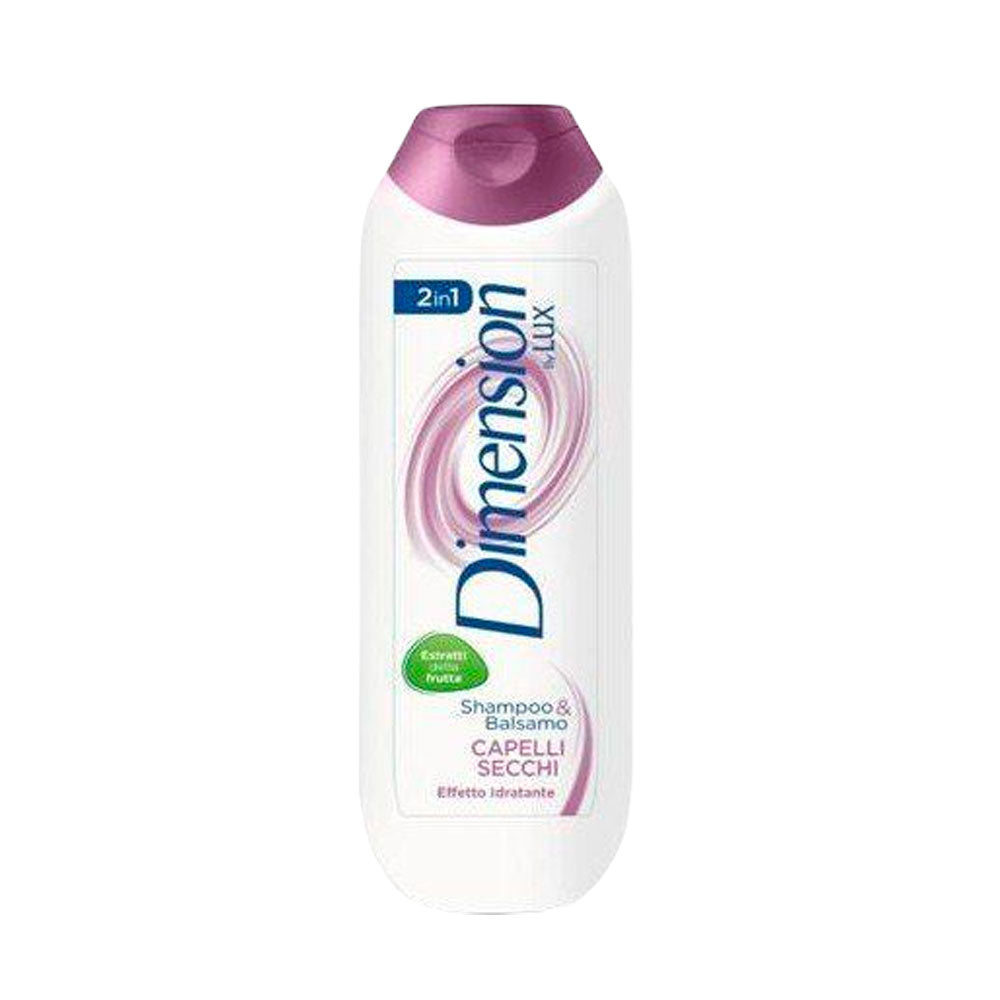 DIMENSION LUX SHAMPOO E BALSAMO 2 in 1 CAPELLI SECCHI OLIO DI ARGAN 250ml