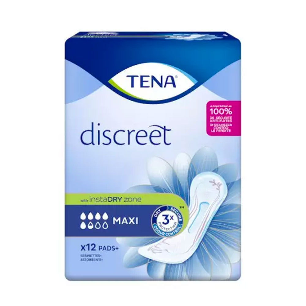 TENA - DISCREET MAXI ASSORBENTI DONNA  - 12 PZ