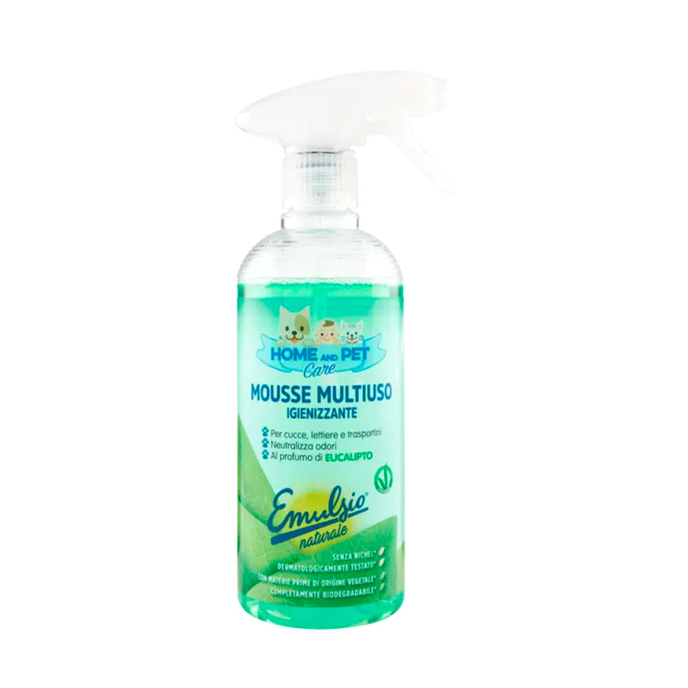 EMULSIO - HOME AND PET PULITORE TESSUTI E TAPPETI IGIENIZZANTE SPRAY EUCALIPTO 500ML