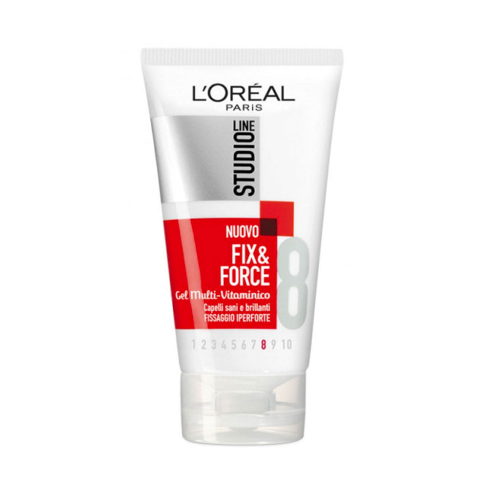 L'OREAL PARIS - STUDIO LINE GEL FIX E FORCE GEL CAPELLI - FORTE 8 - 150ML