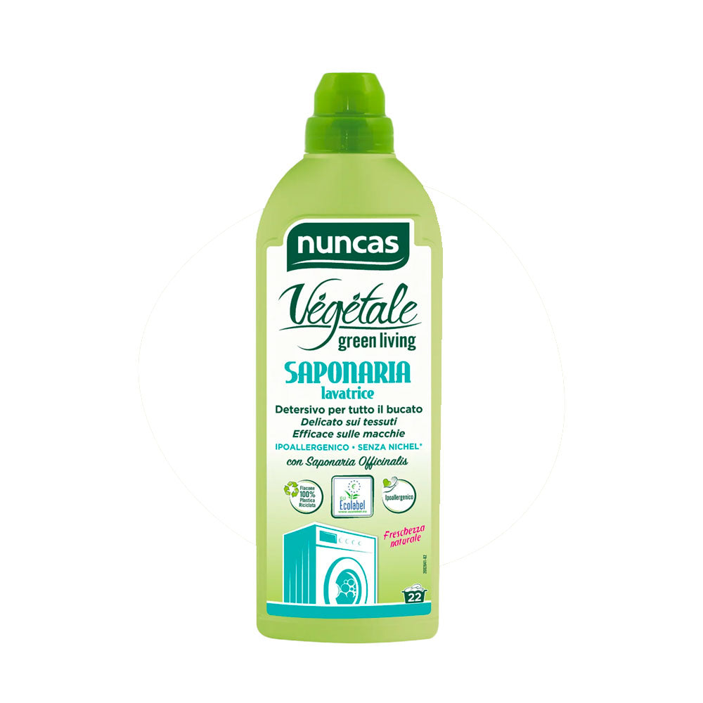 NUNCAS - VEGETALE SAPONARIA DETERSIVO LAVATRICE - 1000ML