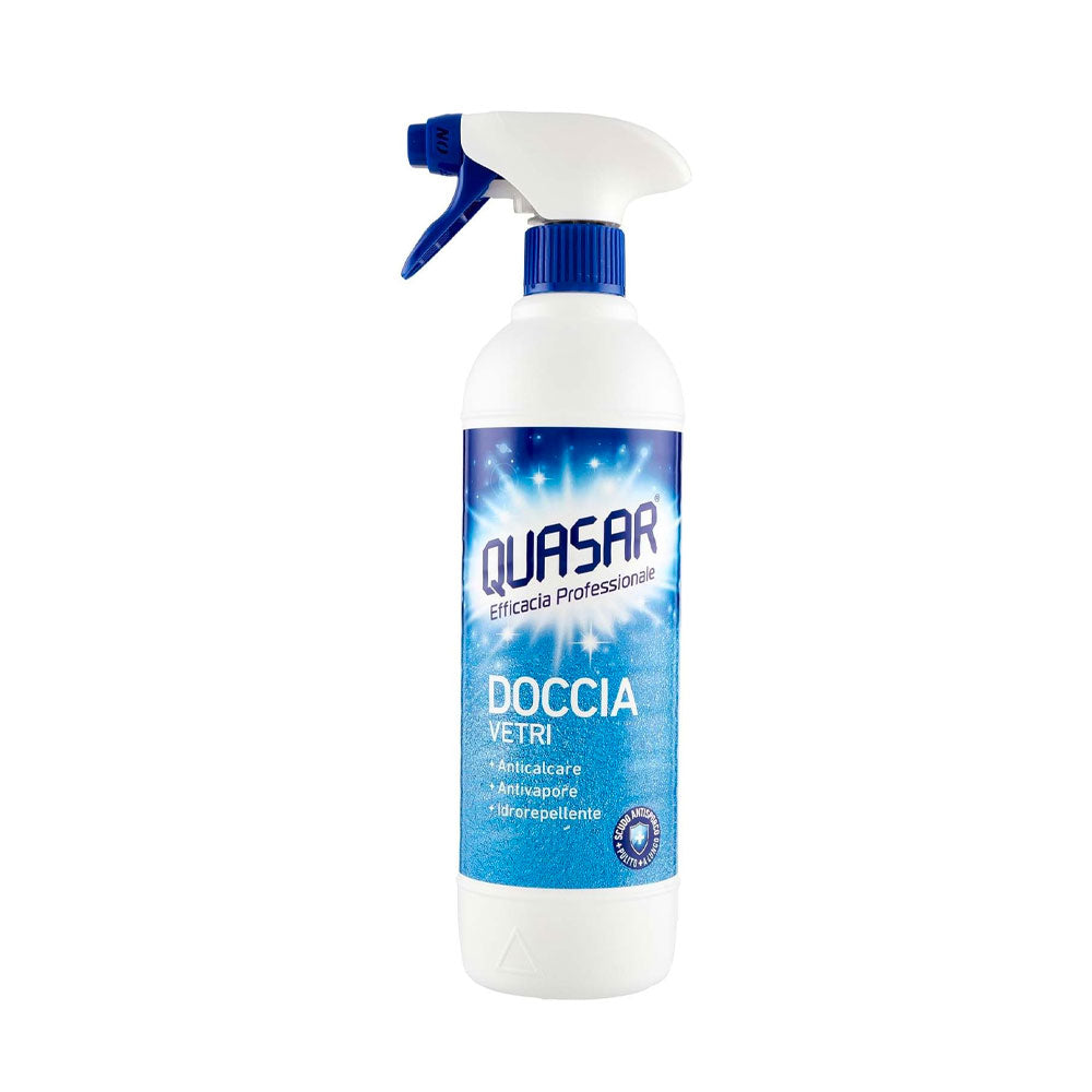 QUASAR - DETERGENTE SPRAY DOCCIA VETRI - 580ML