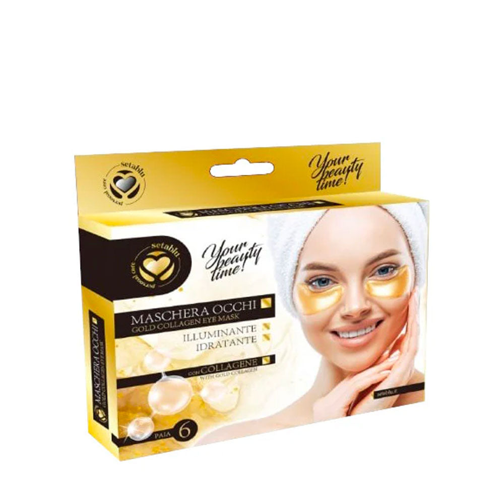 SETABLU - MASCHERA OCCHI GOLD CON COLLAGENE - 6 PAIA