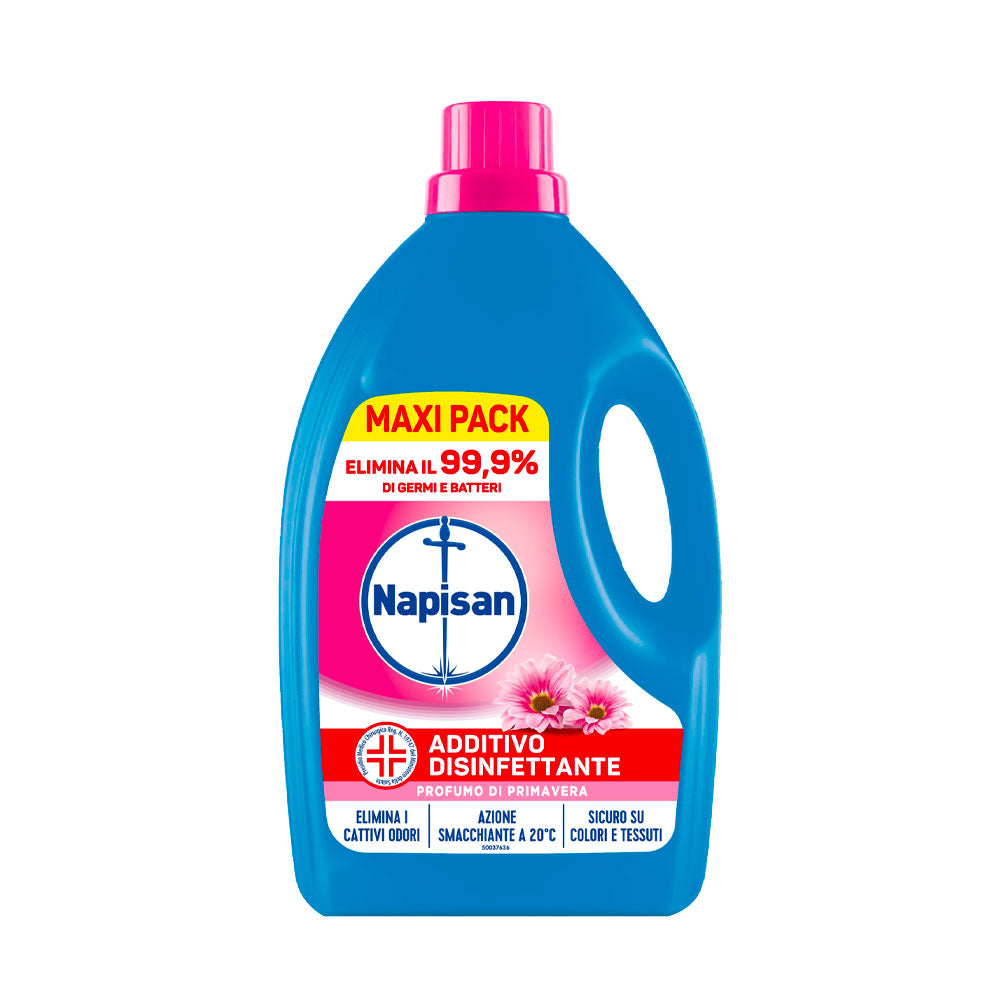 NAPISAN - ADDITIVO LAVATRICE DISINFETTANTE PROFUMO DI PRIMAVERA - 2.2L
